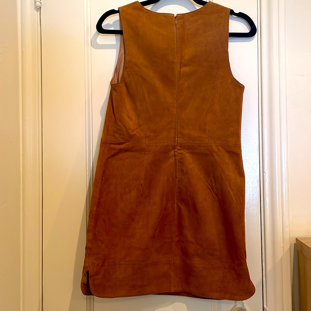 STUNNING Real Leather Vintage Dress - Picture 3 of 7